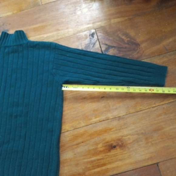 Abercrombie & Fitch Sweater Green Wool/Angora Pullover  Men's M, Softspun - Picture 5 of 5